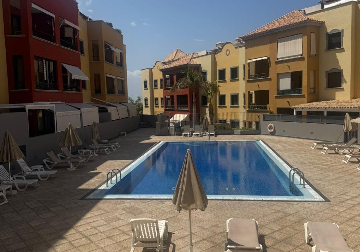 Modern Apartment with Balcony, Terrace and Pool in a Central Location in Adeje