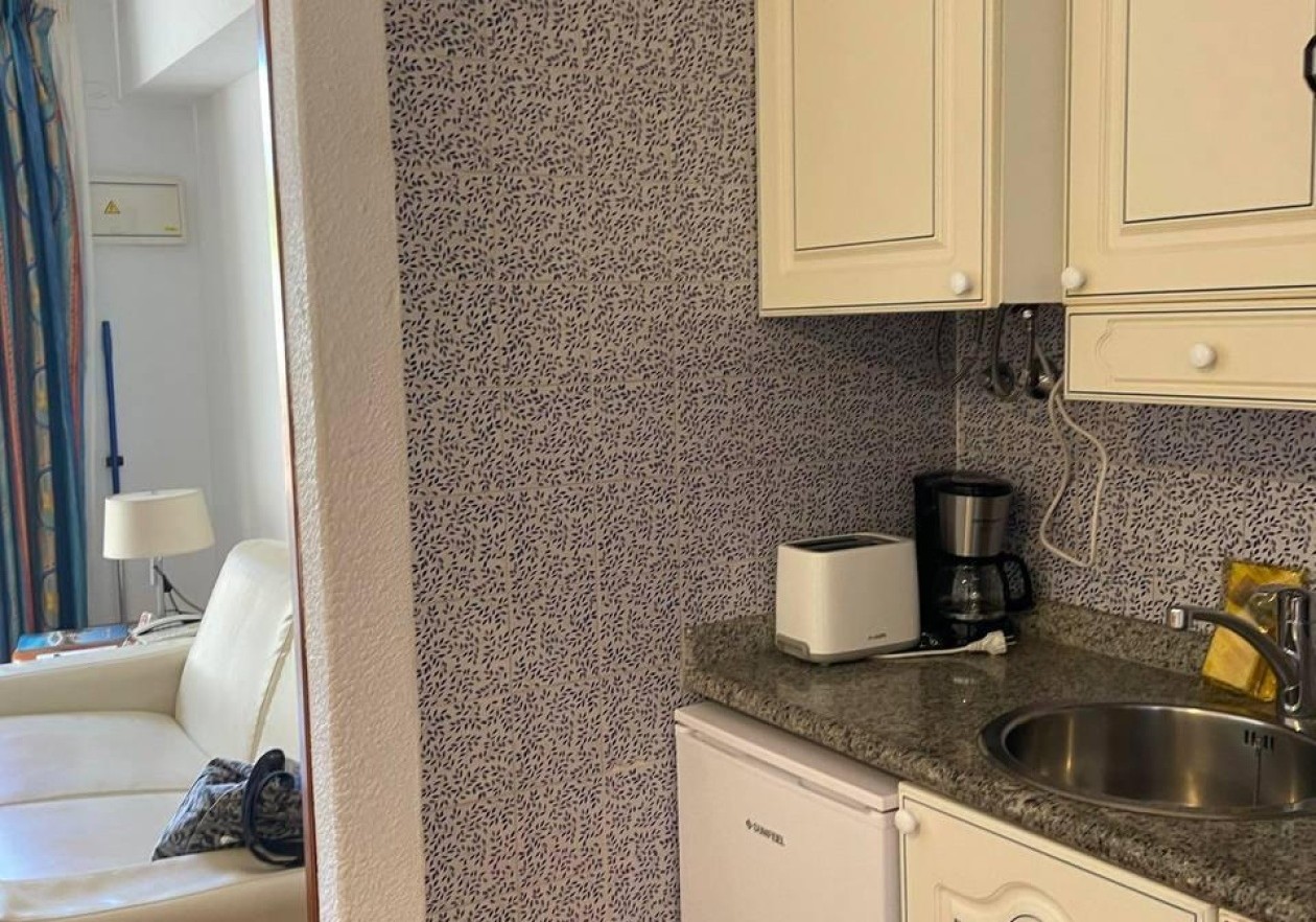 Nice ground floor studio with garden in Parque Santiago III