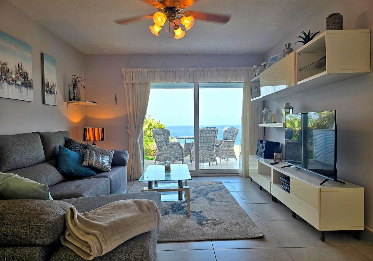 Apartamento en primera línea de playa - Playa de la Arena, Puerto de Santiago