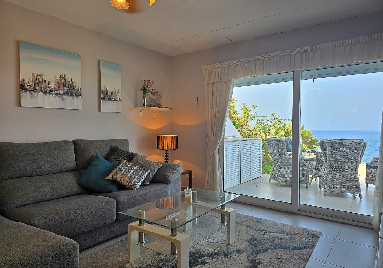 Apartamento en primera línea de playa - Playa de la Arena, Puerto de Santiago