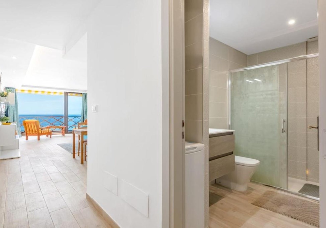 Ático frente al mar en Playa de la Arena - Puerto Santiago