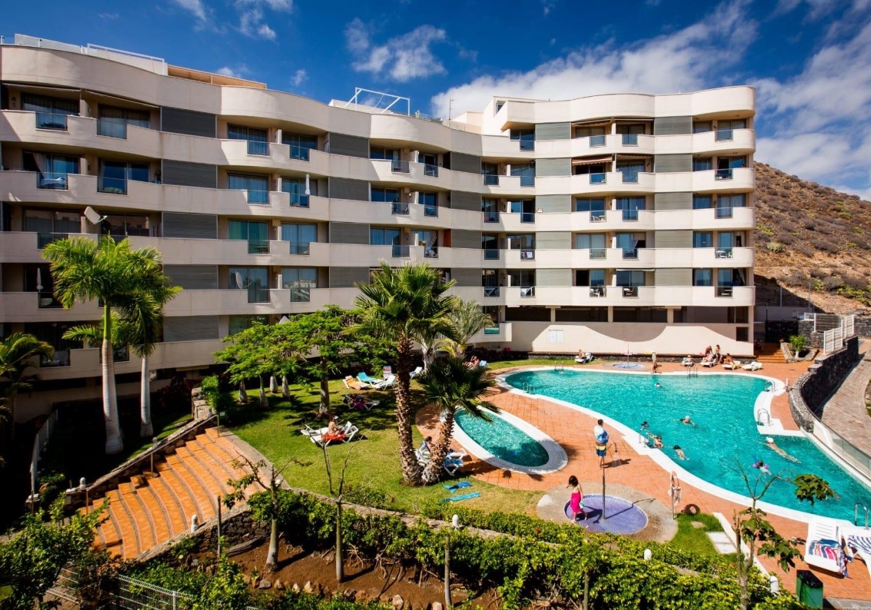 Apartamento de 1 dormitorio con amplia terraza en Palm-Mar - Arona