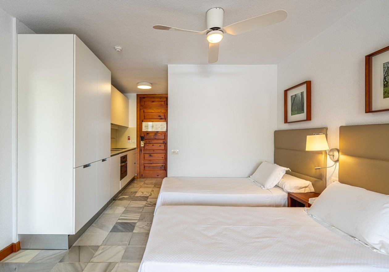Living room 2 Studio in first line in Parque Santiago III