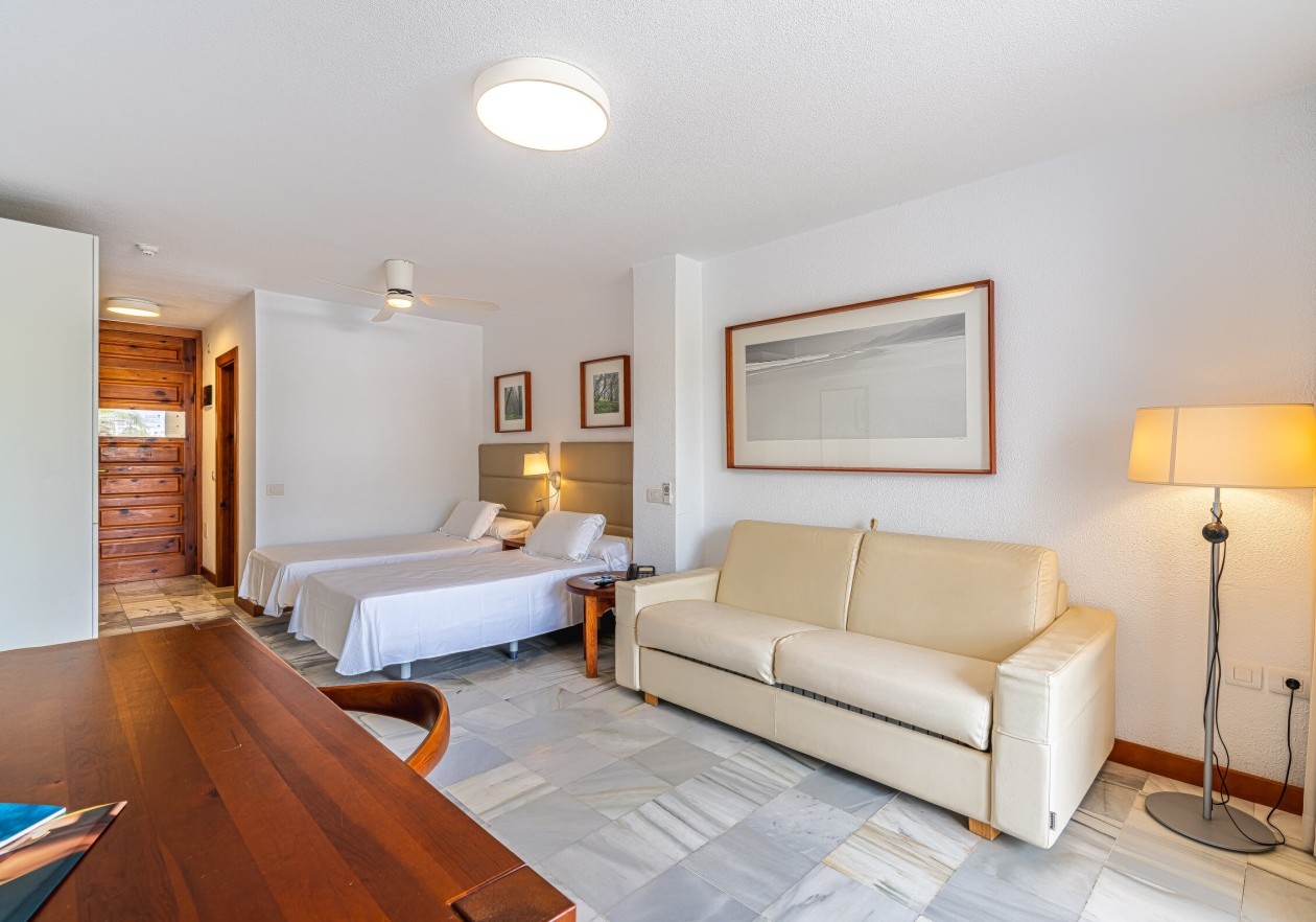 Living room 5 Studio in first line in Parque Santiago III